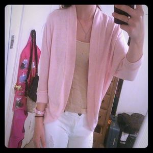 Pink cardigan