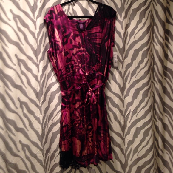 Slip Dress with Lace Details