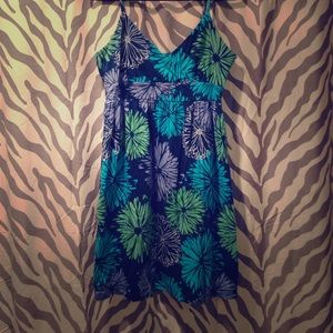 Tropical V-Neck Dress