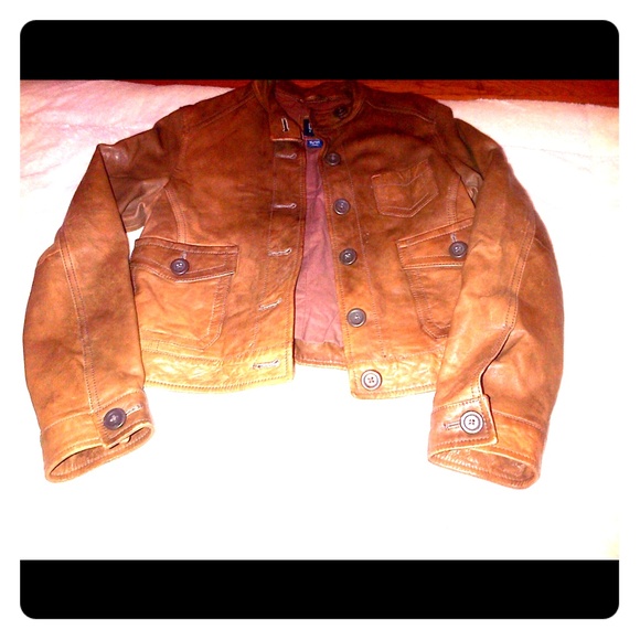Vintage Leather Gap Kids jacket.