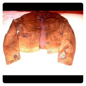 Vintage Leather Gap Kids jacket.