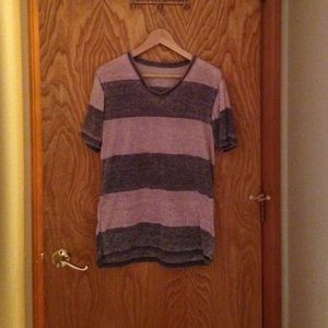 Mens medium stripped shirt
