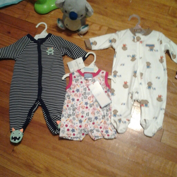 Bundle (2) onesies + short romper- Boys