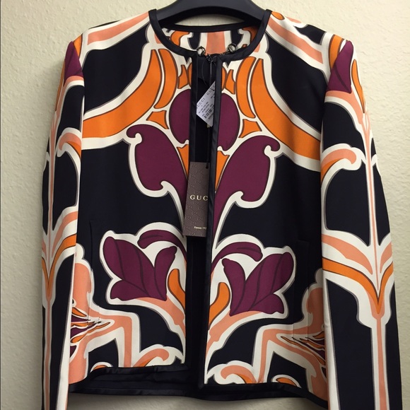 Gucci silk jacket brand new