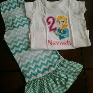 Disney Frozen 2nd birthday outfit