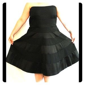 Black cocktail dress