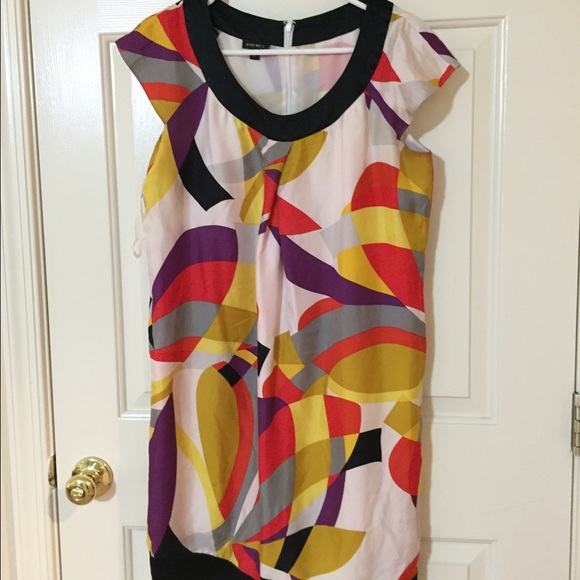 Geometric print dress