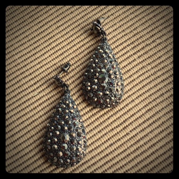 Metallic Raindrop Earrings