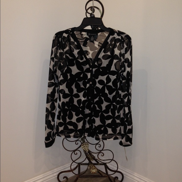INC 2 piece blouse