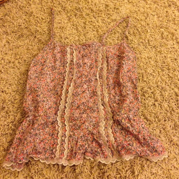 Floral tank top