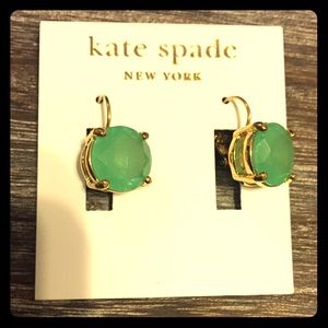 Kate Spade green dot earrings!