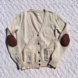 Cardigan w/ Elbow Patches
