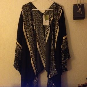 Beautiful brand new tribal kimono