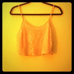 Lace crop top
