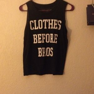 Navy blue muscle tank size small!