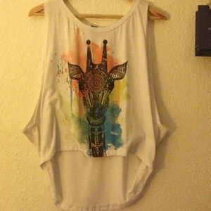 High-low giraffe tank
