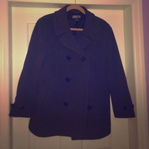 Heather Grey Peacoat