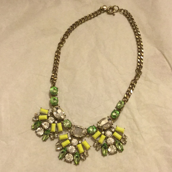J. Crew Neon Statement Necklace - Picture 3 of 4