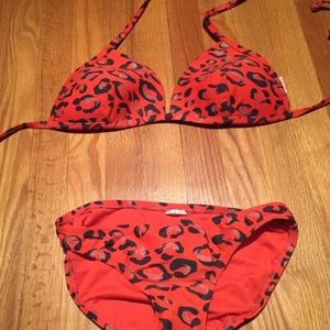 Hot pink bikini