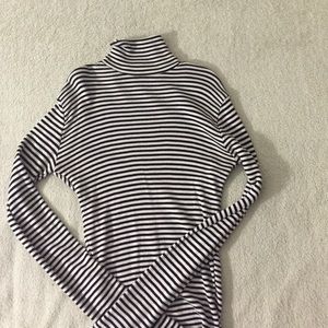 Striped Brandy Melville Turtle Neck