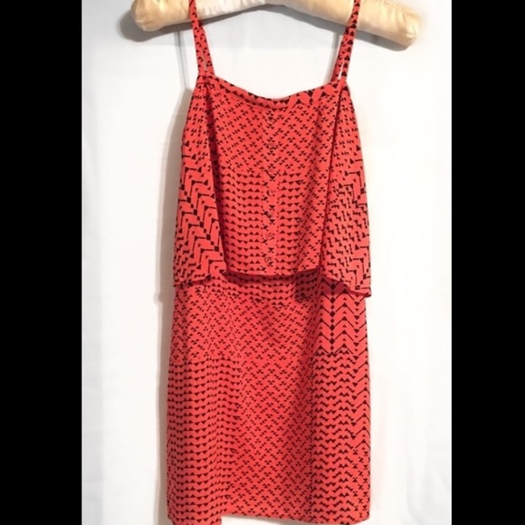 Tribal print spaghetti strap dress