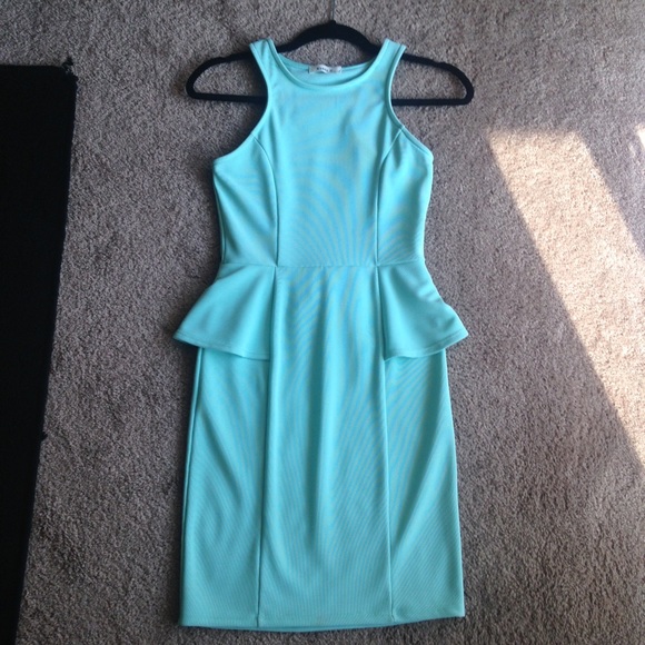 Tight Teal Dress