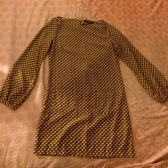Mini elephant print short dress