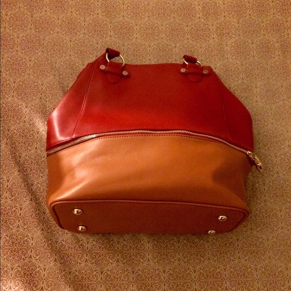 Iman red/brown purse