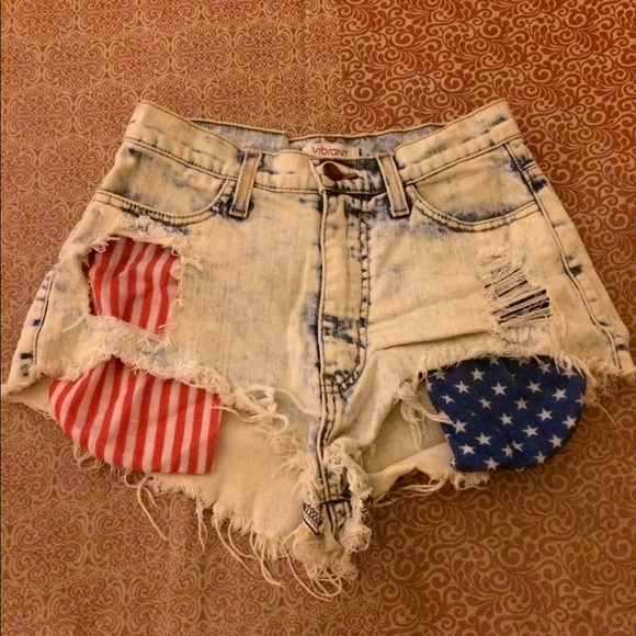 4th of July High Waisted shorts