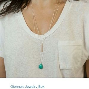 Fresh Style Waterdrop-Shaped Turquoise Embellished