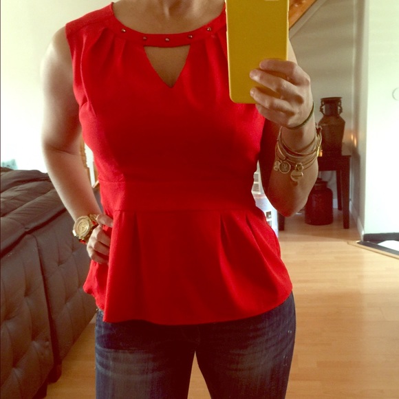 Casual Red Top