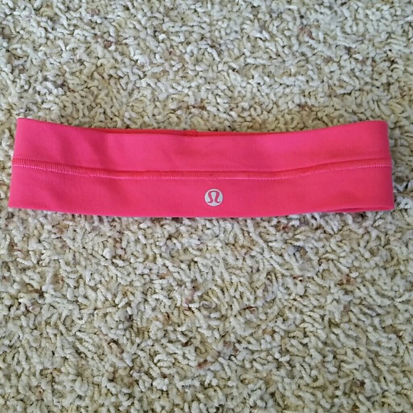 Pink and gray lululemon headbands BUNDLE