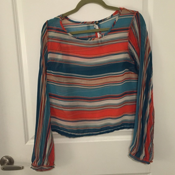 Striped Mano B blouse - Picture 1 of 2