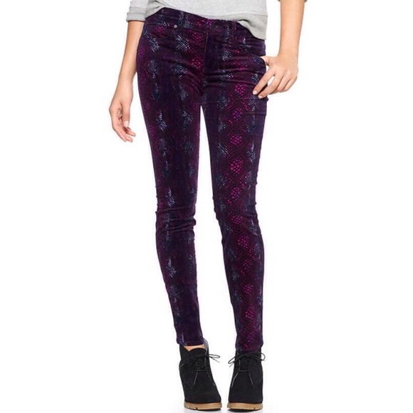 GAP Denim - FINAL PRICE❗️Gap Snakeskin Corduroy Skinny Jeans