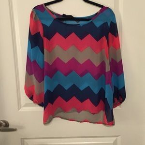Chevron blouse