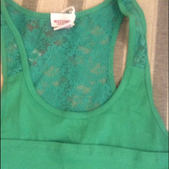 Green tank top