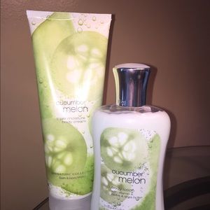 Bath Body Cucumber Melon Body Cream Lot of 2