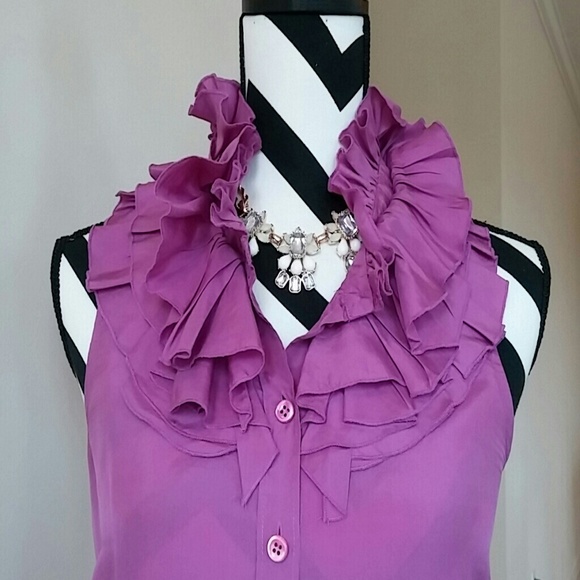 🌸SOLD IN BUNDLE🌸J. Crew silk top - Picture 2 of 4