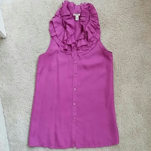 🌸SOLD IN BUNDLE🌸J. Crew silk top - Picture 4 of 4