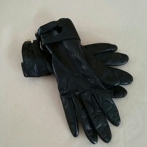 FENDI leather gloves