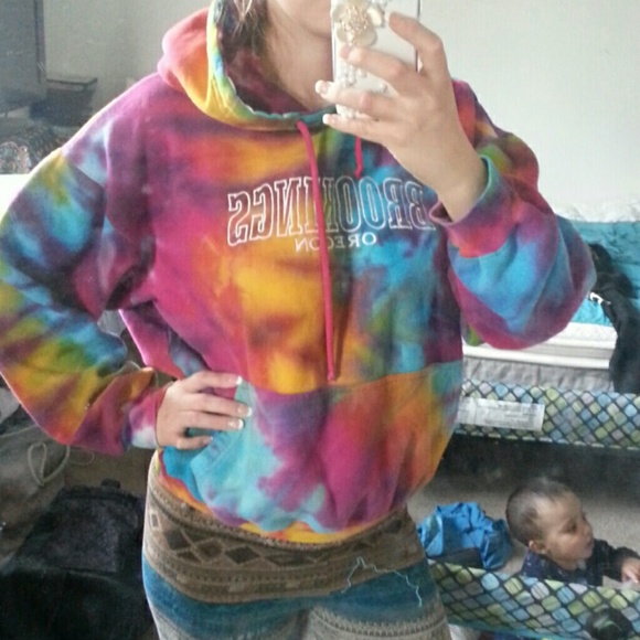 Brookings, Oregon tie-dye hoodie!