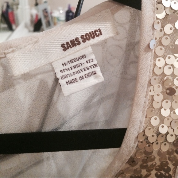 Gold sequence top - Picture 4 of 4