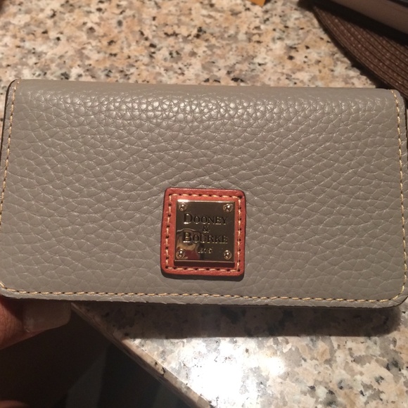 Dooney & Bourke Leather Phone & Credit Card Case