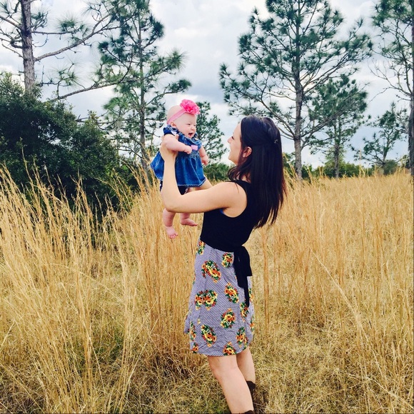 Country sunflower dress