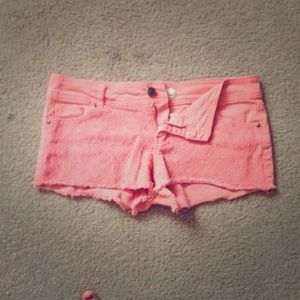 Coral shorts