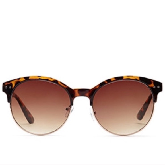 Tortoiseshell half-frame sunglasses - Picture 3 of 4