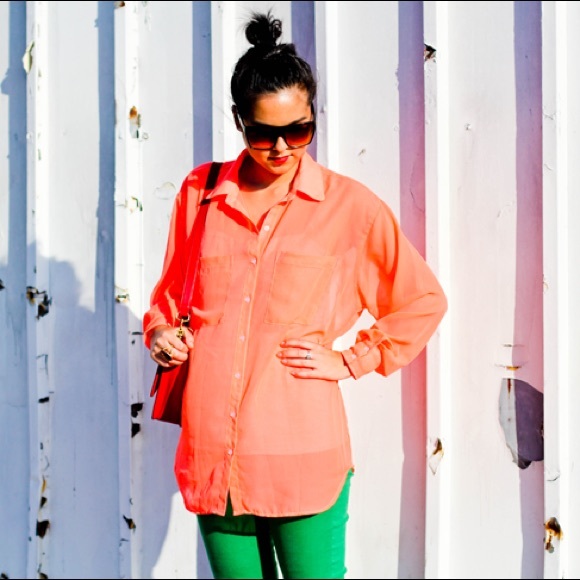 American Apparel One Size Button Up