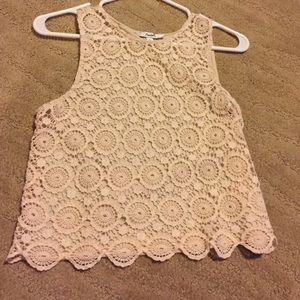 crotchet crop top