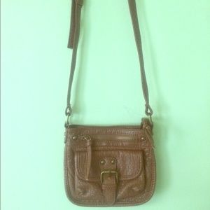 Small sized Garage shoulder bag, faux leather