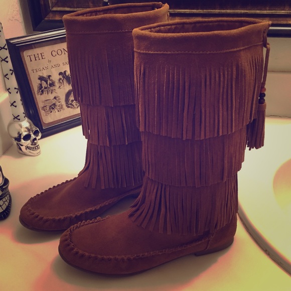 Steve Madden Fringe Boots